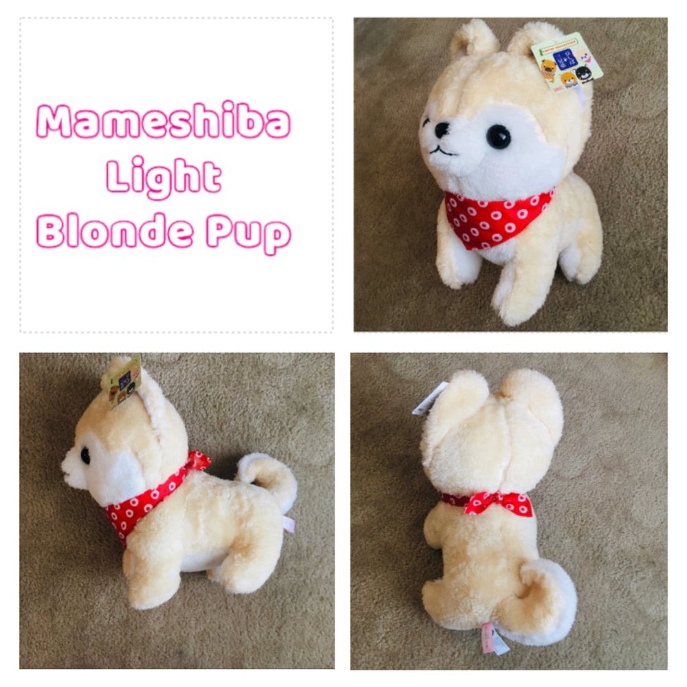Mameshiba Light Blonde pup NWT
